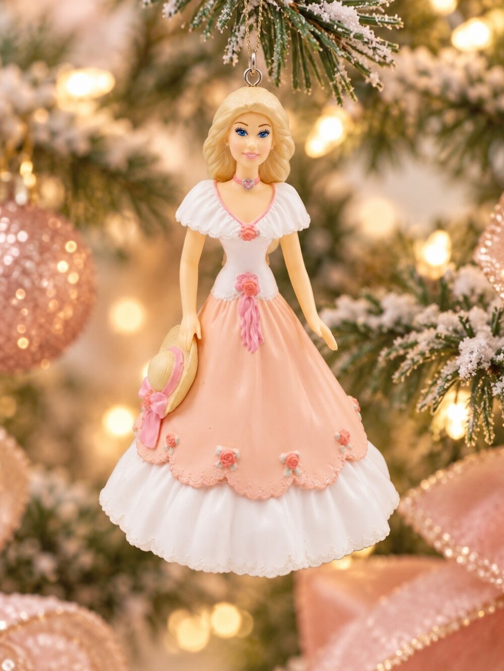 1997 Hallmark Keepsake Springtime Barbie #3 Collector’s Series Ornament w/ Box